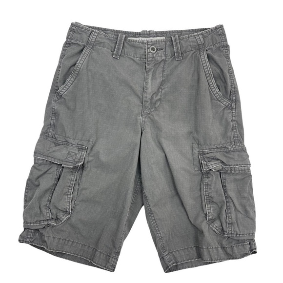 American Eagle Outfitters Longer Length Cargo Shorts Men’s Size 30 Y2K - Picture 1 of 9